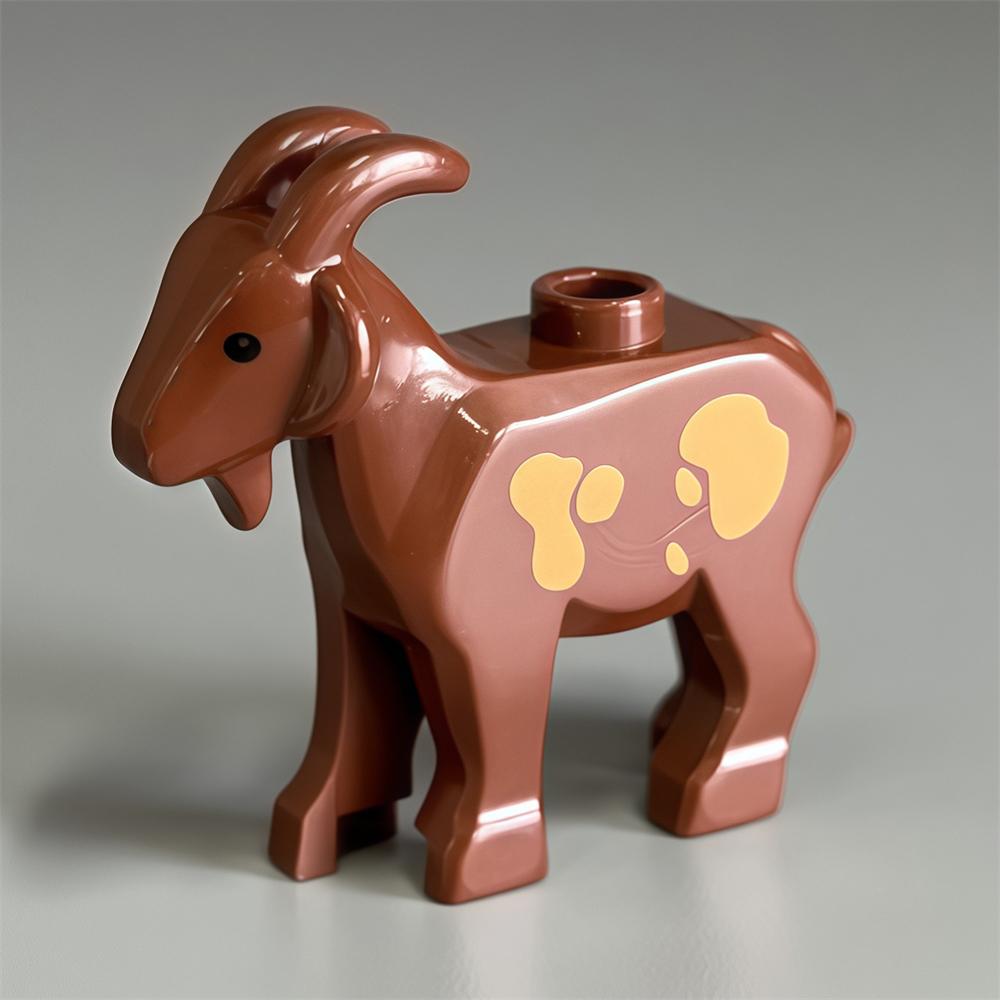 MOC City Series Animal Building Block Figures Goat Wolf Zoo Fram Accessories Block Bricks Children Toys Playsets Gift Present