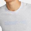 Nike Solid Color Logo Graphic Print Crew Neck Casual Short Sleeve T-Shirt Men Tops Light-Grey DM6410-051