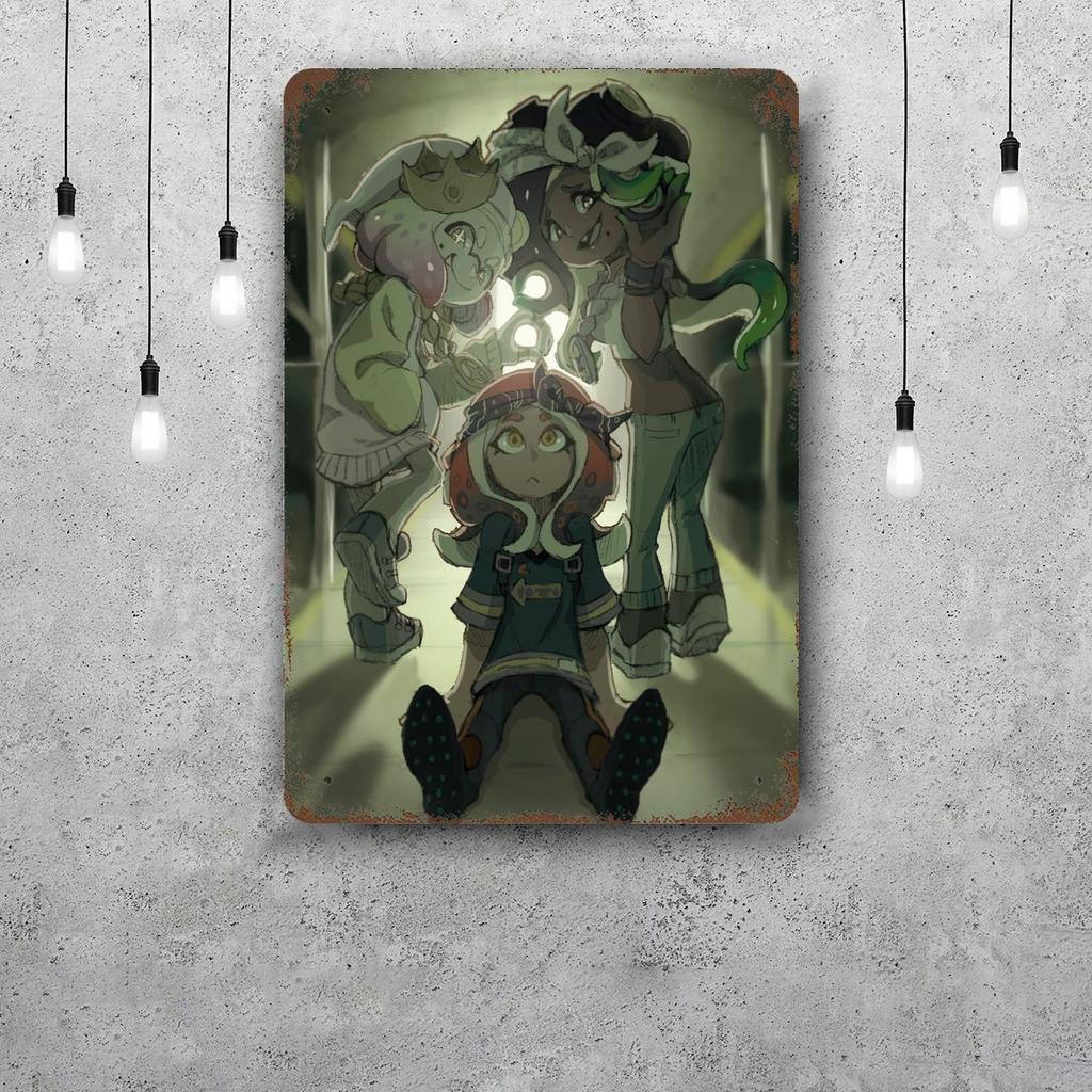 octo expansion video games Vintage Metal Tin Signs Posters Decor Retro Metal Plaque Wall Art Decor for Garage Bar