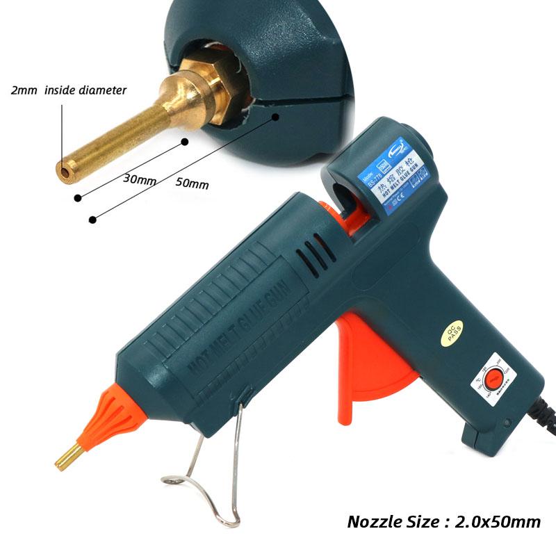 

Пистолет для термоплавкого клея, 150 Вт, длинное сопло, регулируемая температура для клеевого стержня 11 мм, профессиональный промышленный инструмент для самостоятельного ремонта, клеевой пистолет 150W&AU