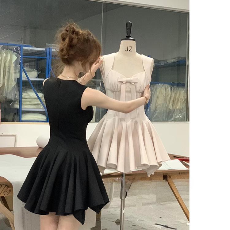 

Elegant French Princess Sleeveless Bowknot Dress XS (70-85 jin)