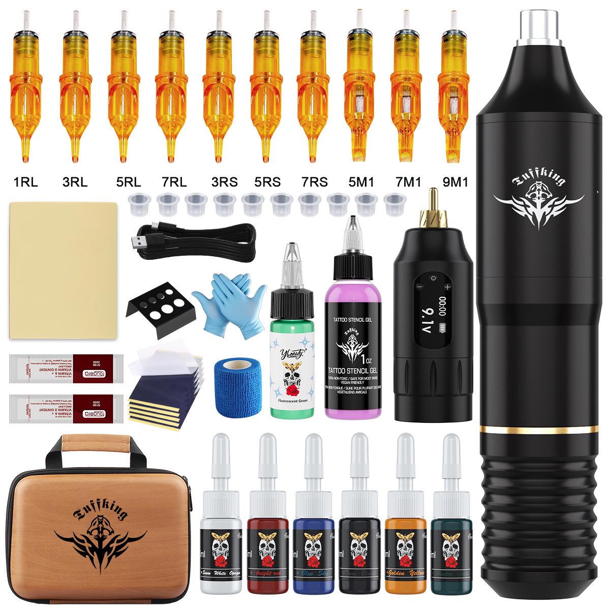 

Набор тату-машинок Tuffking - Удобная для начинающих тату-ручка и инструменты