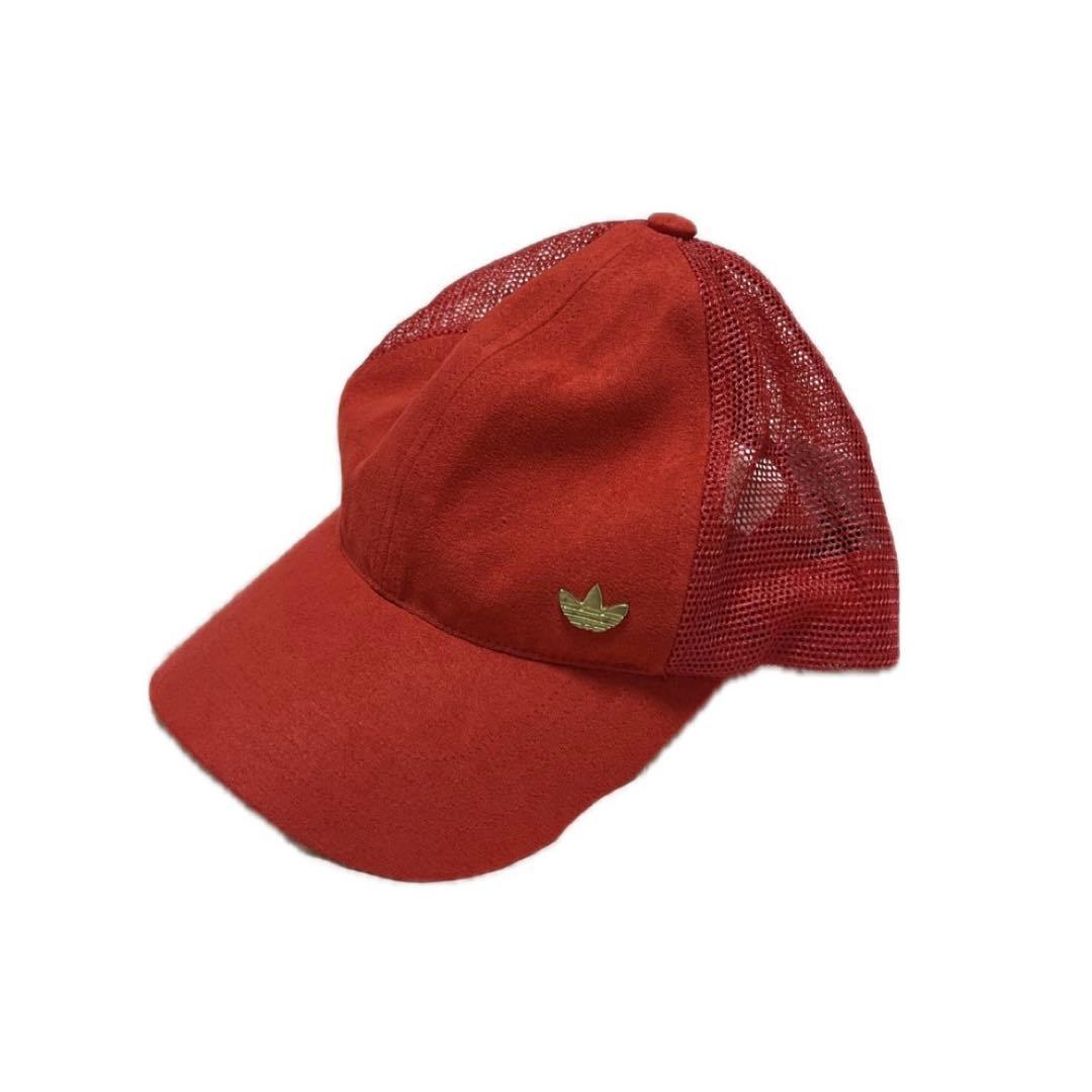 Used adidas Adidas Originals Mesh Cap Red Trefoil Logo