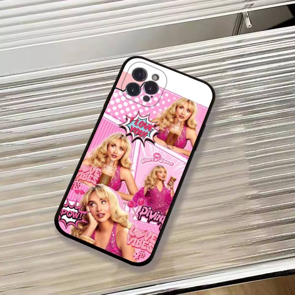 S-Sabrina C-Carpenter Singer Phone Case Silicone Soft For IPhone 17 16 15 14 13 12 11 X XR Plus Pro Max Plus
