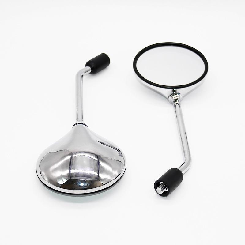 Electric Motorcycle Rearview Mirror, Reflector, Electric Scooter Reversing Mirror, Small Round Mirror, Rear-View Mirror