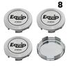 4 PZ 64MM Diametro Esterno / 62MM Diametro Interno Tappo Per Cerchi WORK EMOTION EQUIP MEISTER Logo VS & WORK Tappo Centrale Ruota Copri Ruota Auto Sportiva Tappi Mozzo