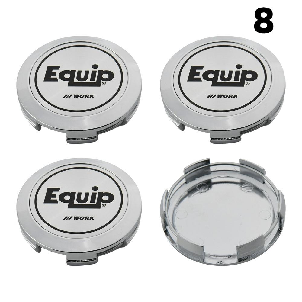 4 PZ 64MM Diametro Esterno / 62MM Diametro Interno Tappo Per Cerchi WORK EMOTION EQUIP MEISTER Logo VS & WORK Tappo Centrale Ruota Copri Ruota Auto Sportiva Tappi Mozzo