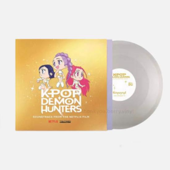 LP Ver Transparent Color Album KPOP DEMON HUNTERS OST Huntrix Golden