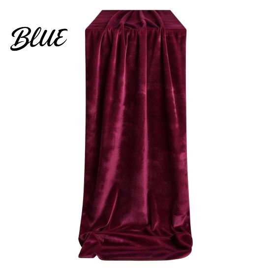 Burgundy Velvet Table Runner Christmas Runner Atrovirens 120 x 29 Wedding Reception Linens Inch Holiday for Weddings Parties Long Decoration