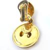 Excellent CELINE Earring Star Ball Multicolor Stone Swing Gold Women Used