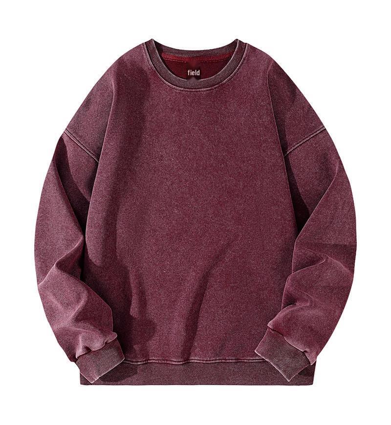 Trendy Retro Washed Distressed Drop Shoulder Hoodie Jacket