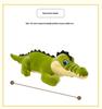 Large Cute Crocodile Hug Pillow Plush Toy for Girls' Soothing Sleep