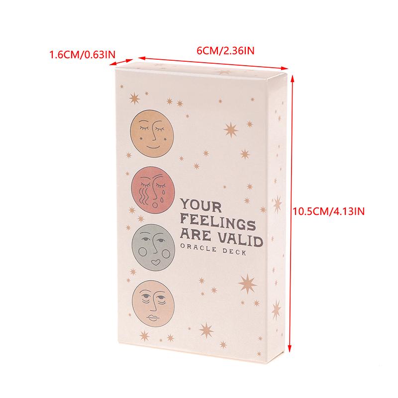 Duygularınız Geçerlidir Oracle Destesi 2. Baskı Ruh Sağlığı Oracle Duygu Destesi Tarot Oracle Cadı Destesi Masa Oyunu