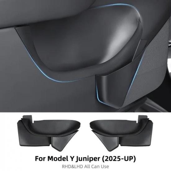 For Tesla ModelY Juniper 2025 Door Side Storage Box Front Rear Side Interior Storage Box Modification Accessories. Front door