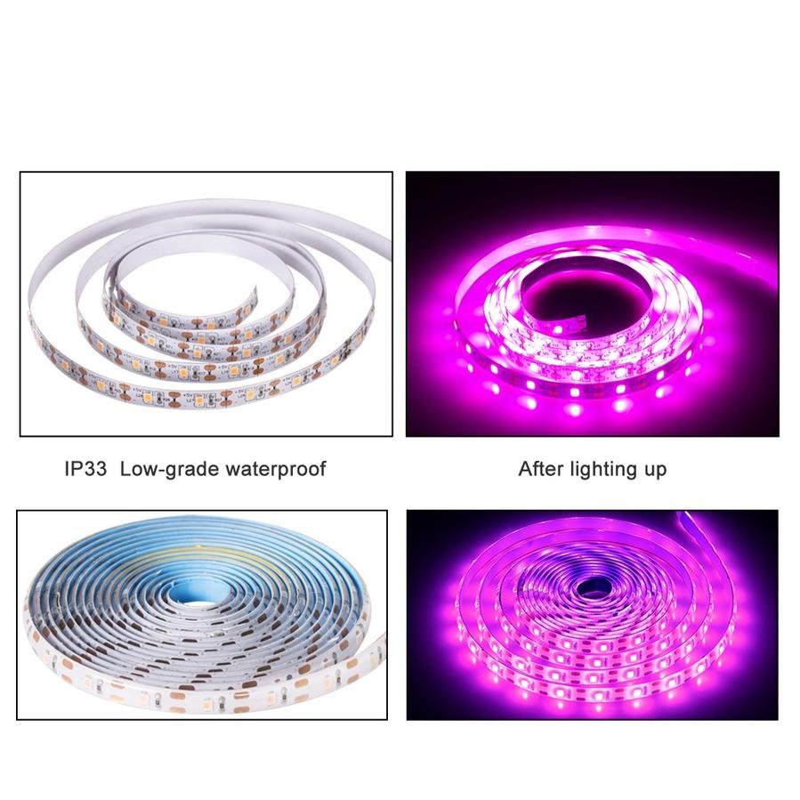 DC USB 5v Indoor Plant Grow Light Strip 1M 2M 3M Flower Seed Growth Lamp LED Full Spectrum Seedling Fito Lights USB Hydroponics