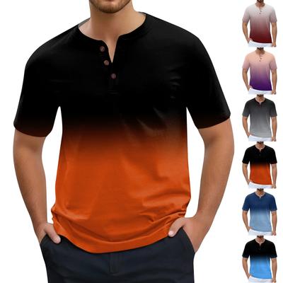 Men's Fashion Printed Short Sleeve Tops T-Shirt