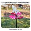 Lotus Wind with Fairy Moving Yard Decor Decorative for Patio