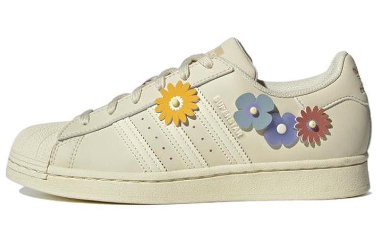 Adidas Женские Superstar Цветочный - Песочный 39