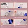 Plastic Crochet Hook 3/4-Latch Cord Knitting Tool DIY Binding-Off Edging Yarn Projects Weaving Crocheting Needle Blanket