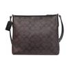 New COACH File PVC Document Bag, Shoulder Bag, Crossbody Bag Medium Size Women's Dark Brown 29210-IMAA8