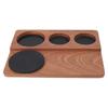 Anti-Slip Pads Wooden Tamping Mat Slip Proof Espresso Tamping Mat Tamper Holder  For Espresso