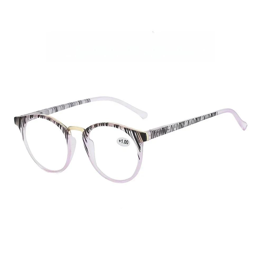 Fashion Photochromic Reading Sunglasses Neutral Retro Oval Frame Farsighted Glasses HD Anti-blue Light Color-changing Glasses