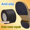 1Roll Thick Anti-Slip Mute Shoe Sole Patches For Repairing Holes Protecting Soles Suitable For High Heels And Sports Shoes