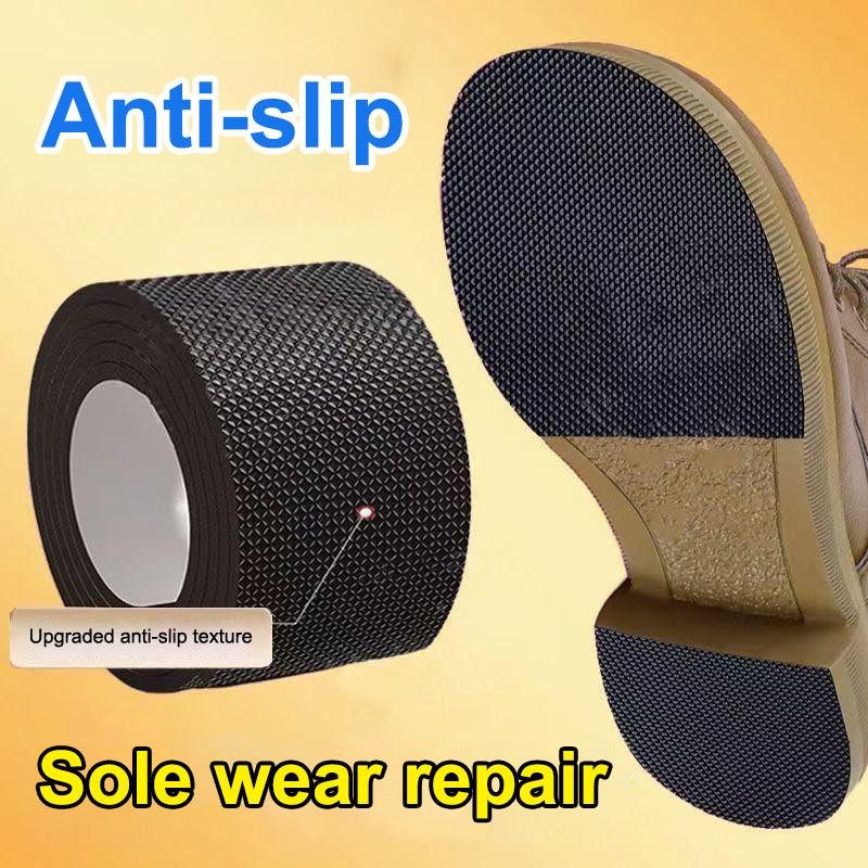 1Roll Thick Anti-Slip Mute Shoe Sole Patches For Repairing Holes Protecting Soles Suitable For High Heels And Sports Shoes