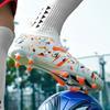 Chaussures de Football Professionnelles pour Homme Unisexe Respirantes Entraînement Chaussures de Soccer pour Match Extérieur Futsal Gazon Turf Crampons Antidérapants