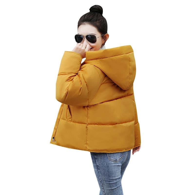 Women's Short Cotton-padded Clothes 2 New Winter Hooded Loose Down Cotton Clothes Small Bread Clothes Jacket Trendy