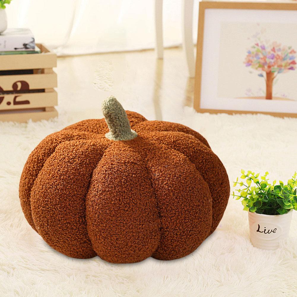 Halloween Pumpkin Pillow 3D Pumpkin Shaped Pillows Soft and Breathable Halloween Pumpkin Cushion Halloween Home Decor