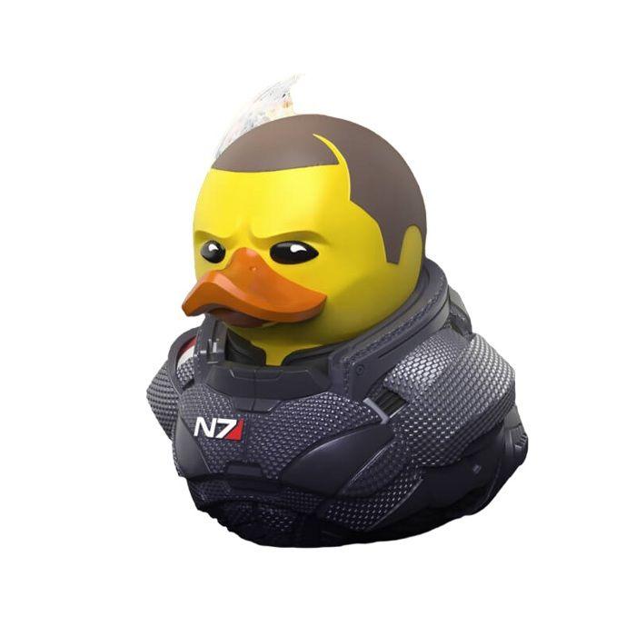 Figurine de collection - tubbz - canard en caoutchouc - mass effect - 9 cm - officielle