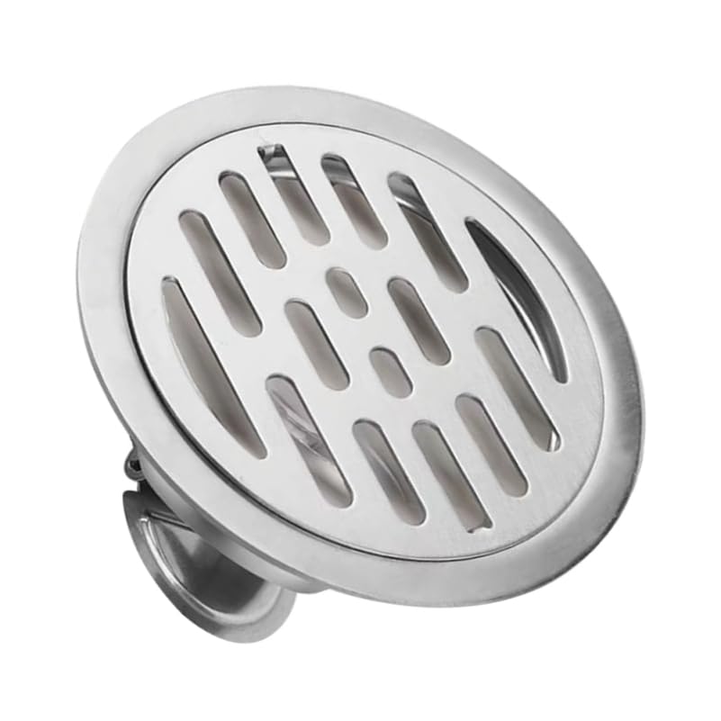 ORFOFE Stainless Steel Bathroom Drain with Hair Drain Strainer for and Prevents Hair Easy Installation Cover, 3.9-inch Diameter, Catcher, Bathroom,
