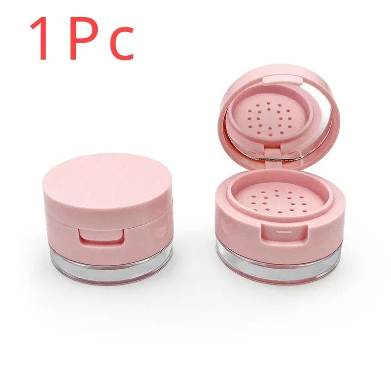 Portable Plastic Loose Powder Box 3g/5g Mini Empty Loose Powder Container with Sieve Cosmetic Jar Travel Make Up Accessories