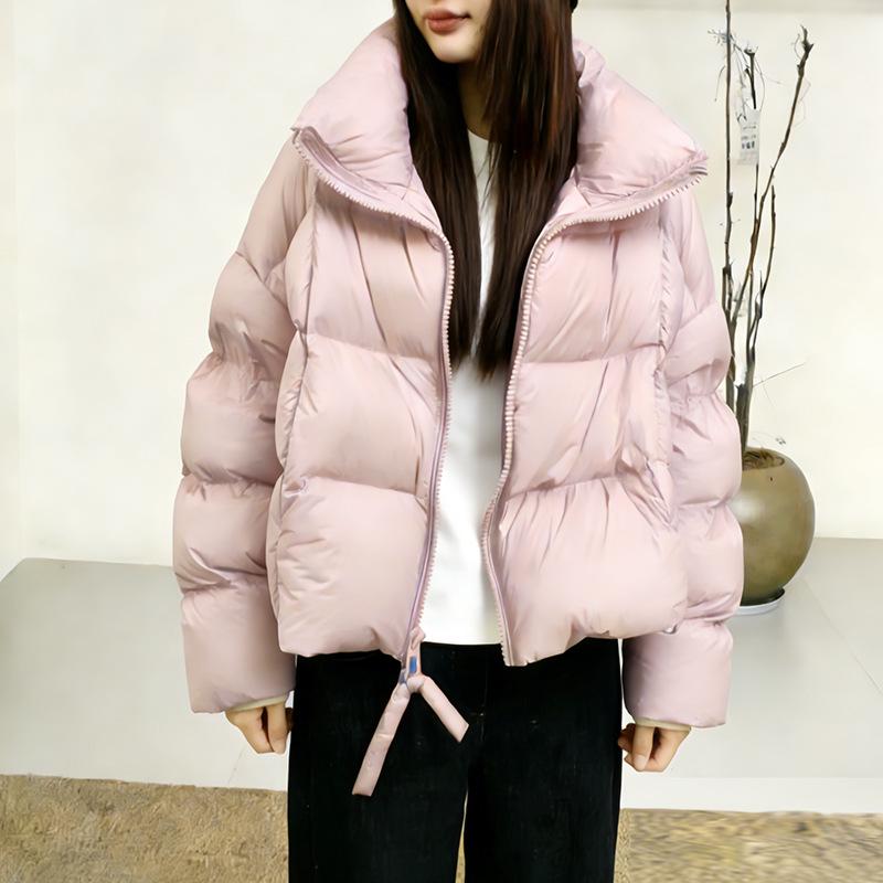 Women's Short Puff Down Jacket – New Style, 90% Duck Down, Winter Bread Jacket, Plus Size Available