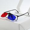 Red & Blue 3D Clip-On Glasses for Amblyopia Training & Strabismus Correction with Vision Enhancement Software