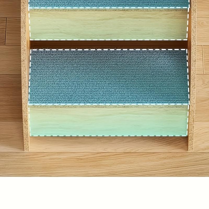 Wooden Dog Stairs Steps Non-Slip Blue Carpeted Steps Sturdy Pet Stairs Safe Pet Ladder Medium Dog Puppy Joint Safety Stairs