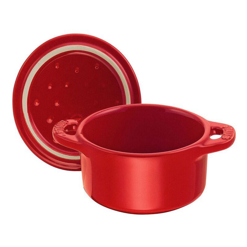 Staub Ceramic Mini Cocotte Round 10cm (Cherry Red)