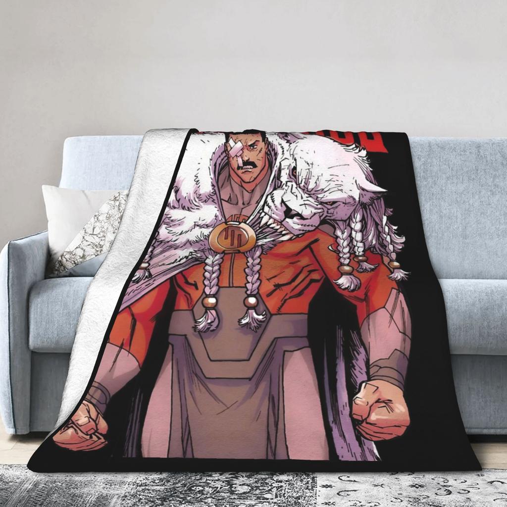 Thragg invincibles Grand Regent Blankets Flannel Textile Decor Ultra-Soft Throw Blanket for Bedding Couch Plush Thin Quilt