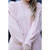 Women's Adjustable Patterned Side Tie Knitwear Sweater