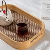 Pabei Rectangular Bamboo Wood Serving Tray