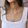 Natural Moonstone Necklace Dainty Rainbow Moonstone Handmade Necklace Healing Gemstone June Birthstone Necklace Bridesmaid Gifts for Her