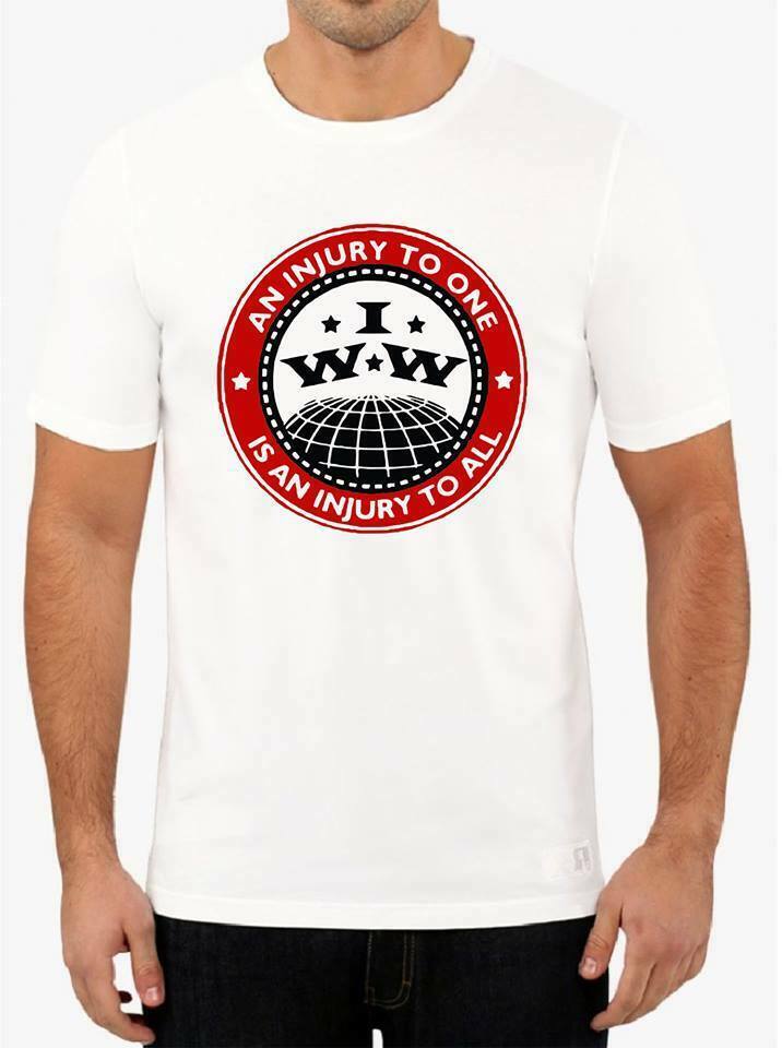 IWW Industrial Workers of the World T Shirt Tee Union Wobblies