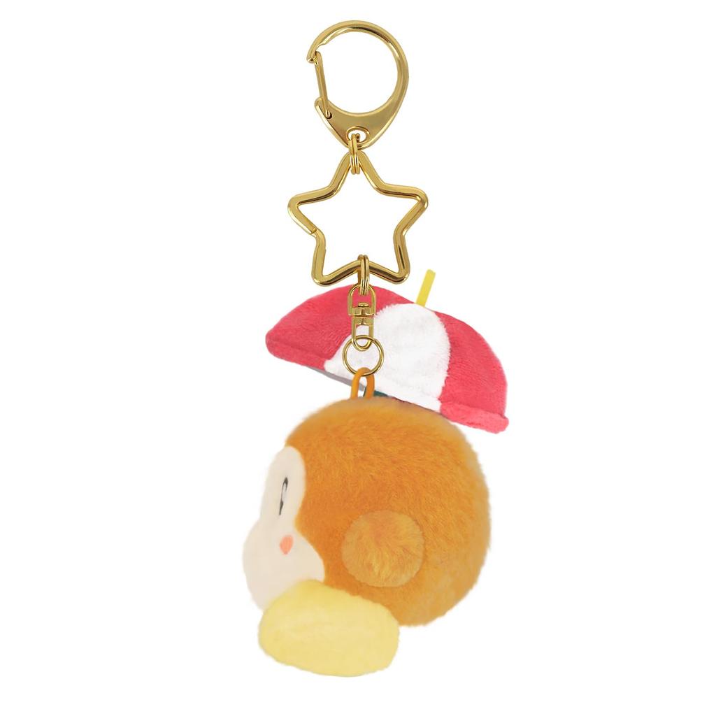 Kirby of the Stars Mini Mofu Mascot Keychain Parasol Waddle Dee Plush Toy [Sanei Boeki]