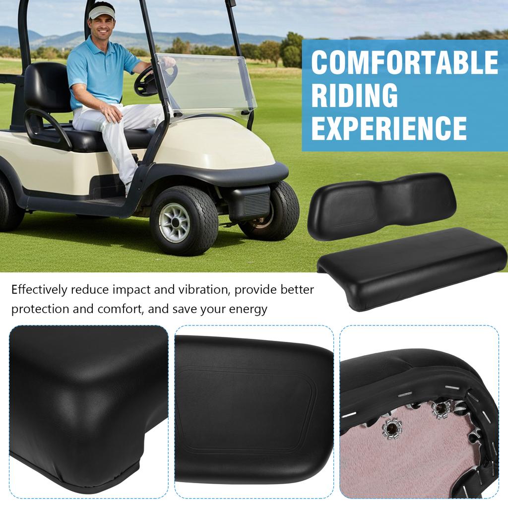 Front Seat Back and Bottom Cushion Assembly 102076601 102076602 Front Seat Back and Bottom Cushion Set for Club Car DS 2000.5-up