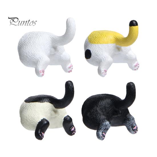 Decorative Cat Magnets 3D Butt Refrigerator Magnet, Kitten Ass Whiteboard Cabinet Fridge Office Locker Home Kitchen Decoration Gift for Lovers Lover