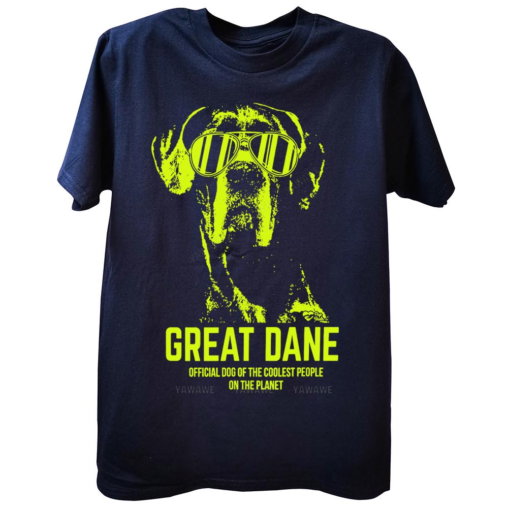 Alano Cane Ufficiale Dei Amanti Dei Cuccioli Più Cool T-Shirt Tee Top Girocollo Manica Corta Moda T-Shirt Casual T-Shirt di Marca