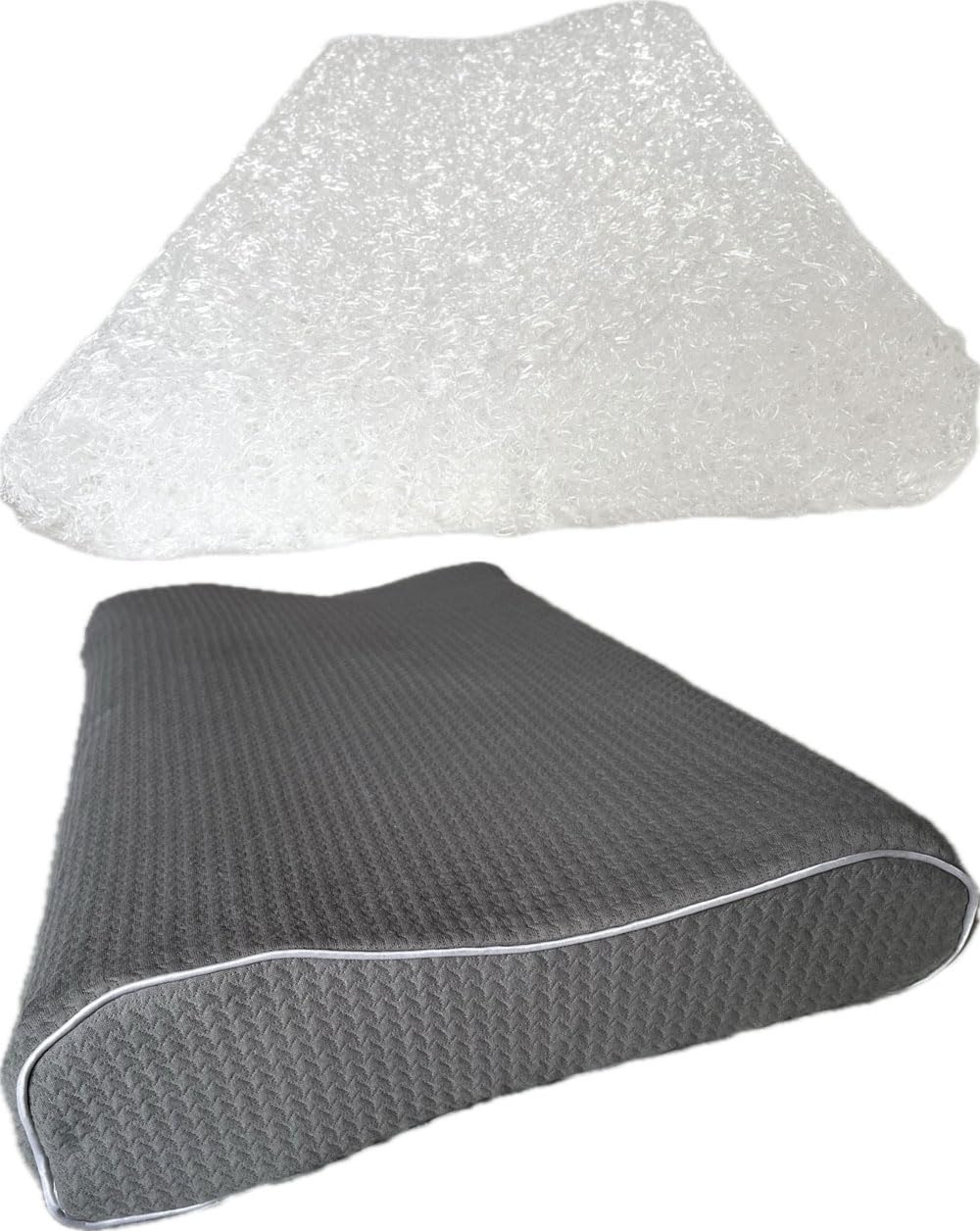 

[] LIMITPOWER High-durability fiber shape, air-filled fiber structure, excellent body pressure distribution, breathable, washable pillow, Tencel-like