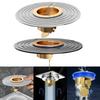 All Brass Floor Drain Core,Shower Floor Strainer Cover Toilet Sewer Anti-odor Plug No Smell Bathroom Toilet Sewer Shower Drain