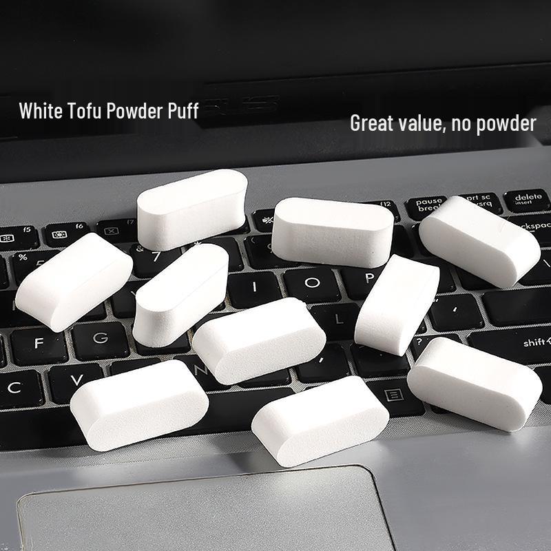 Professional Makeup Artist Rice Cake Powder Puff - Large Pack, Disposable, No Waste Cushion.